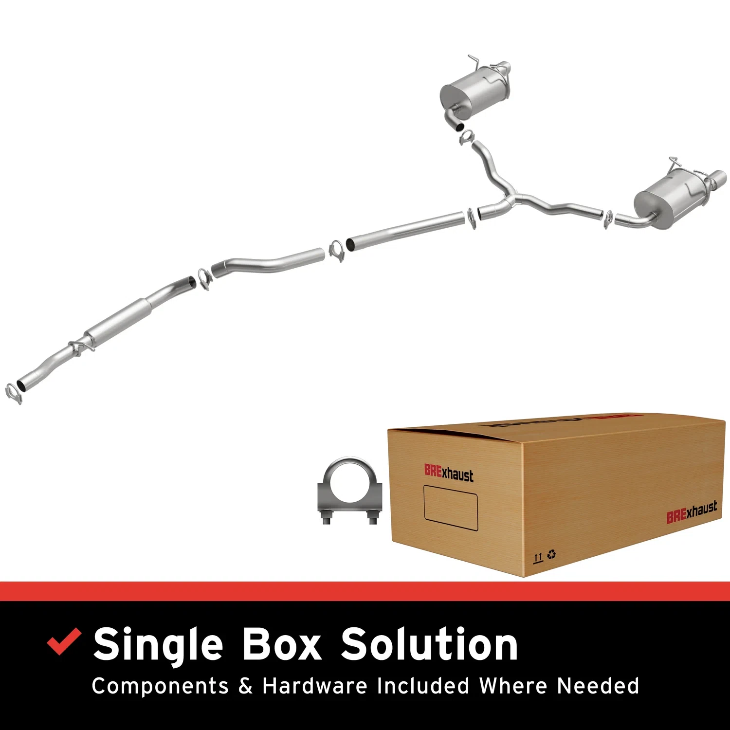2011-2017 Dodge Journey Direct-Fit Replacement Exhaust System 106-0793
